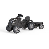 Smoby Farmer XL Pedal Tractor + Trailer - Nero