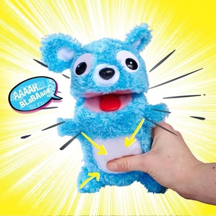 Smoby - Screamerz - Divertente peluche interattivo - Orsetto - 25 cm - Rumori quando lo si scuote o si preme il pulsante