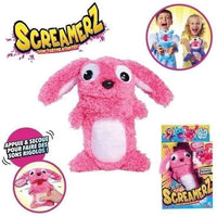 Smoby - Screamerz - Divertente peluche interattivo - Coniglio - 27 cm - Rumori quando lo si scuote o si preme il pulsante