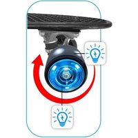 Skateboard 22 x 6 - STAMP - SKIDS CONTROL - Ruote luminose