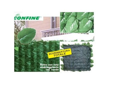 SIEPE ARTIFICIALE OSCURANTE LAURO PLUS CON RETE OMBRA MT. 1X3