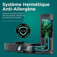 Shark Matrix Plus RV2620WAEU - Robot aspirapolvere e lavapavimenti 2 in 1 autosvuotante - Pulisce angoli e spigoli - Copertura ottimale