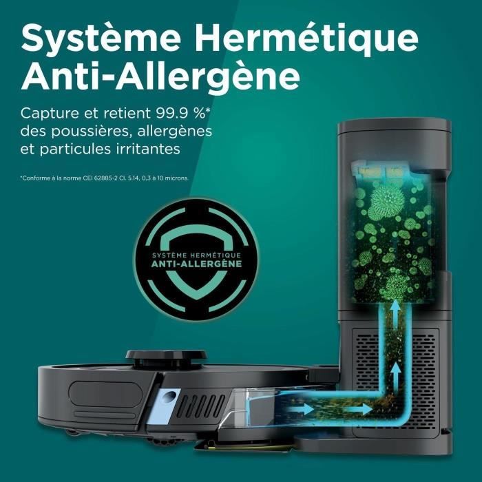 Shark Matrix Plus RV2620WAEU - Robot aspirapolvere e lavapavimenti 2 in 1 autosvuotante - Pulisce angoli e spigoli - Copertura ottimale