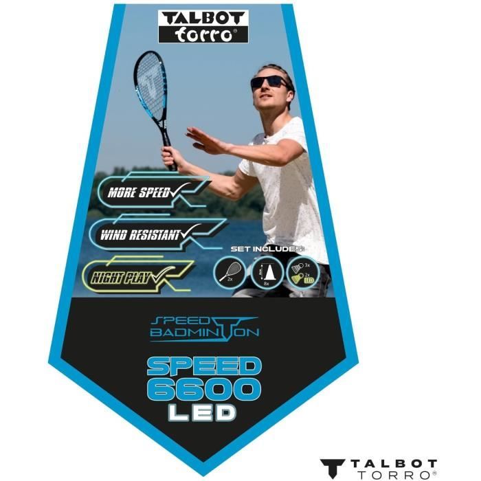 Set Speedbadminton - SCHILDKRT - Set SPEED 6600 LED