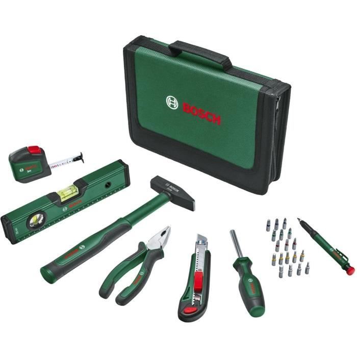 Set di utensili manuali universali Bosch 25 pezzi