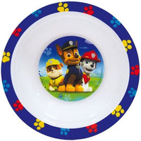 Set di piatti - FUN HOUSE - PAW PATROL - Vetro, 2 piatti fondi 16 cm, posate, borraccia, bicchiere e tazza