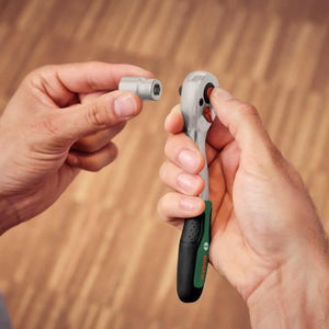 Set di cricchetti Bosch da 57 pezzi 1/4 + 1/2 (per vari progetti fai da te, 55 accessori ad alta coppia, valigetta Softgrip)