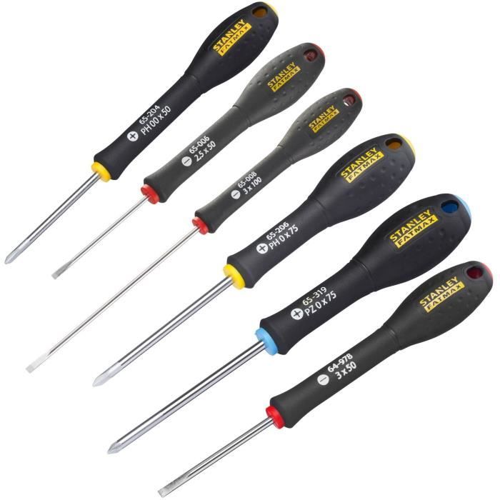 Set di 6 cacciaviti di precisione - STANLEY FATMAX - 0-65-492