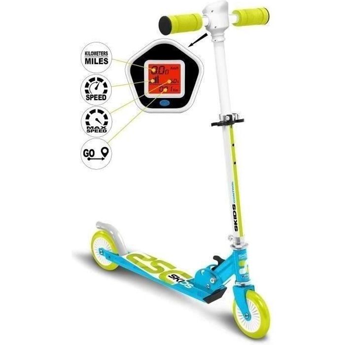 Scooter pieghevole Scooter Control - Blu