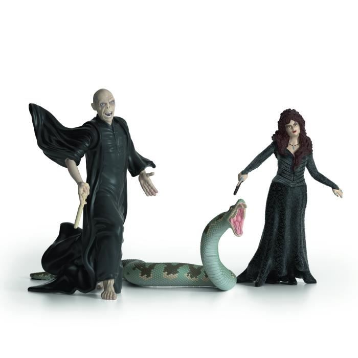 SCHLEICH- Cofanetto Voldemort Nagini e Bellatrix- 42684- Gamma Harry Potter