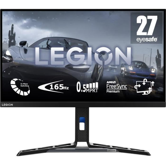 Schermo per PC da gioco LENOVO Legion Y27-30 - 27 FHD 1920x1080 IPS - 165 Hz - 0,5 ms - HDMI - Porta Diplay - Hub USB - AMD FreeSync Premium