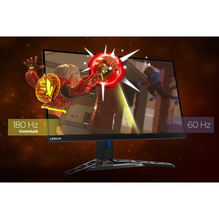 Schermo per PC da gioco LENOVO Legion Y27-30 - 27 FHD 1920x1080 IPS - 165 Hz - 0,5 ms - HDMI - Porta Diplay - Hub USB - AMD FreeSync Premium