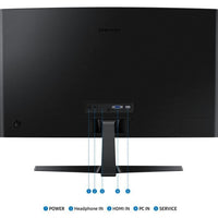 Schermo PC - SAMSUNG - S24D366GAU - 24 FHD 1800R - Pannello VA - 100Hz - 4ms - 1 HDMI - Inclinabile - Nero
