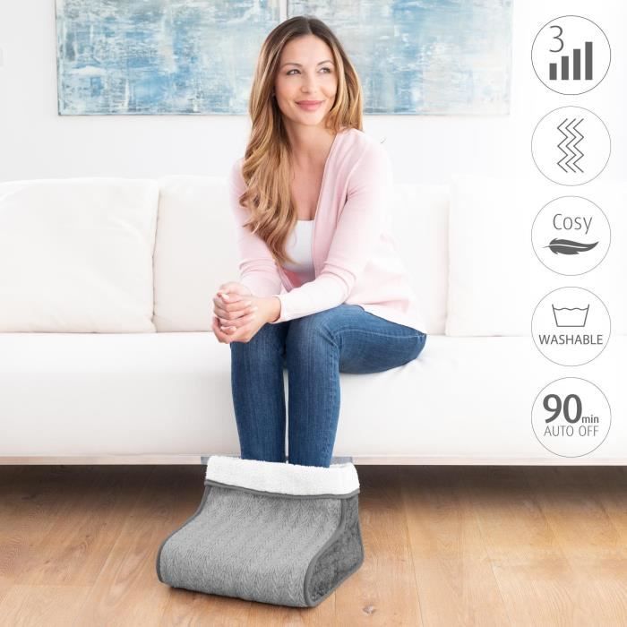 Scaldapiedi - MEDISANA - FW 150 - 6 livelli di temperatura - Timer - Lavabile - Scalda e dà sollievo