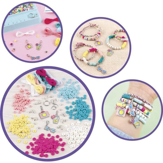 Rendilo reale - Gioielli di gioielli Heishi Giorni estivi - Produzione di gioielli per bambini - 8 anni - Lansay