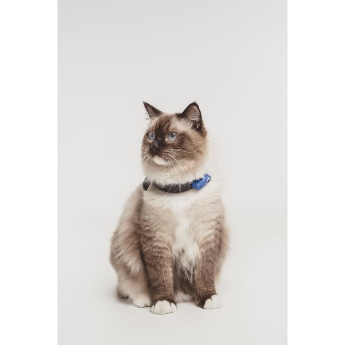 Repellente per gatti ad ultrasuoni - TICKLESS MINI CAT - Protezione contro zecche e pulci - Blu greco