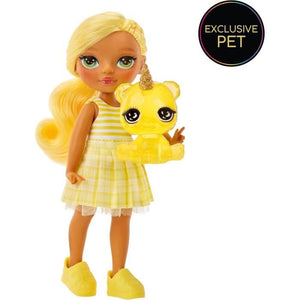 Rainbow High Littles - bambola da 15 cm + animale domestico - Giallo - dai 4 anni in su