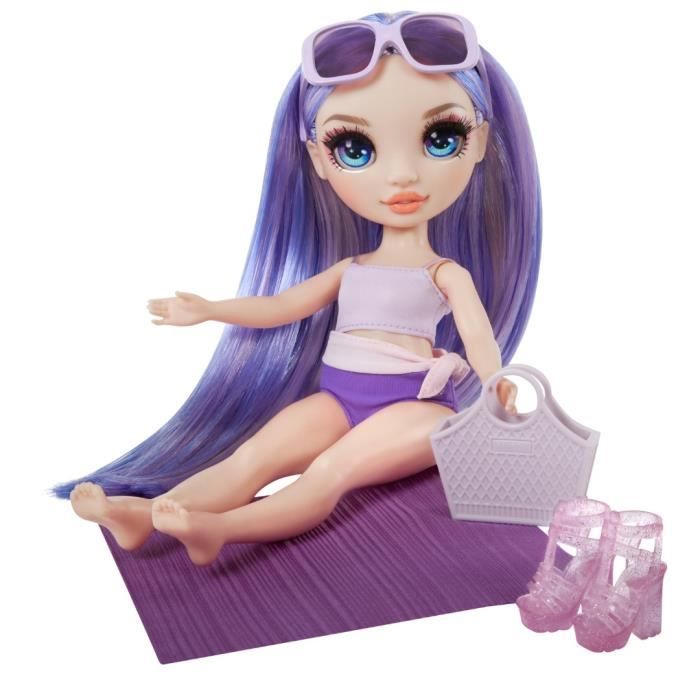 Rainbow High Swim & Style - Bambola manichino snodabile 27 cm - Viola (Viola) - Costume da bagno + pareo - da 4 anni