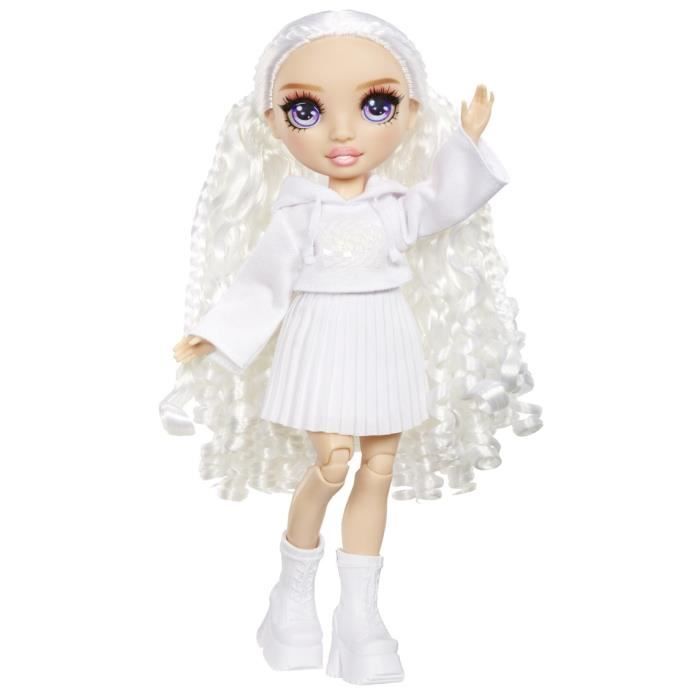 Rainbow High - Acquerello - 1 bambola fashion da 27 cm (Viola) - 2 abiti e accessori da personalizzare - Colora i tuoi capelli