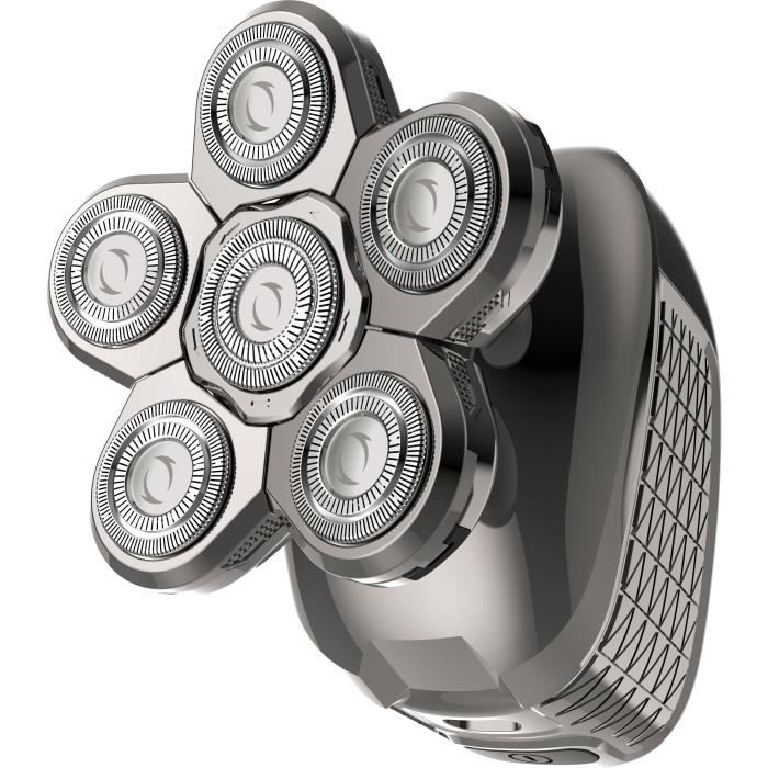 Rasoio per capelli - JEAN LOUIS DAVID - JLD 360 XTREME HEAD SHAVER - 6 testine rotanti - Durata della batteria 60 min