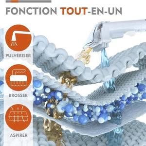 Pulitore estrattore per iniettori EZICLEAN Spot Remover W2 - Multisuperficie - 850 W - 1,4 L - 5 m