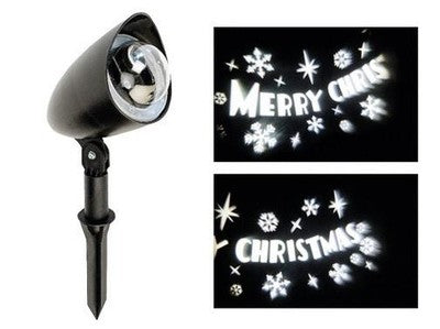 PROIETTORI LED MERRY CHRISTMAS PER INTERNO/ESTERNO