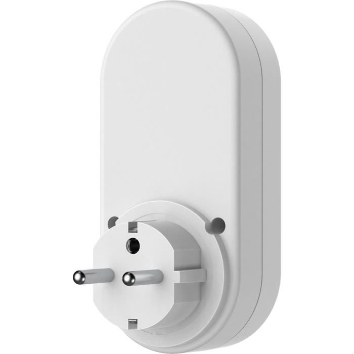 Programmatore digitale con orologio - GAO - 1800 W - Schermo LCD - Bianco