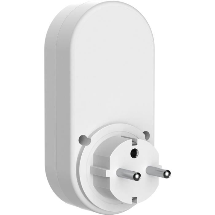 Programmatore digitale con orologio - GAO - 1800 W - Schermo LCD - Bianco