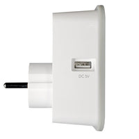 Presa connessa - KONYKS - Priska - USB FR - Wifi + Bt - 16 A con 2 prese USB-A - Misuratore di consumo - Compatibile Alexa / Google Home