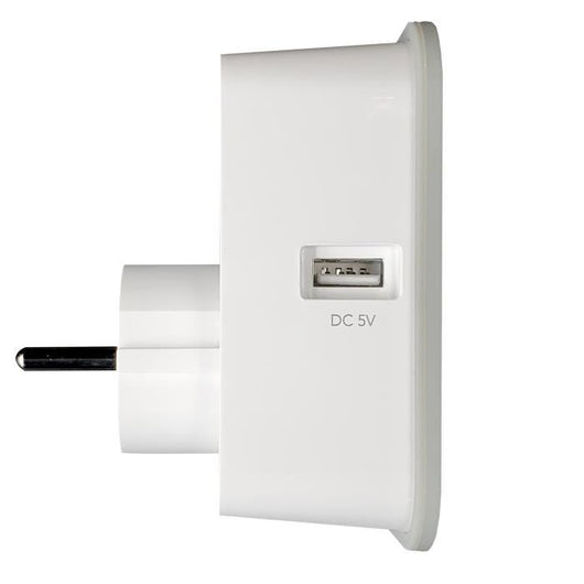 Presa connessa - KONYKS - Priska - USB FR - Wifi + Bt - 16 A con 2 prese USB-A - Misuratore di consumo - Compatibile Alexa / Google Home