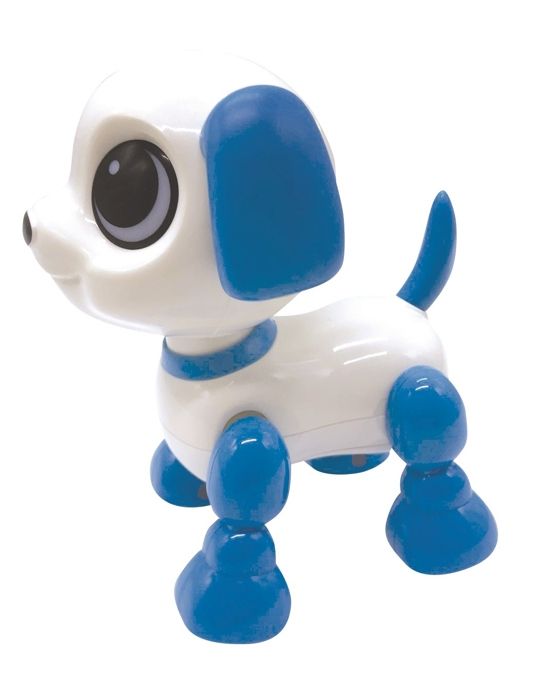 Power Puppy Mini - Cane robot con effetti luminosi e sonori, controllo con clic manuale, ripetizione