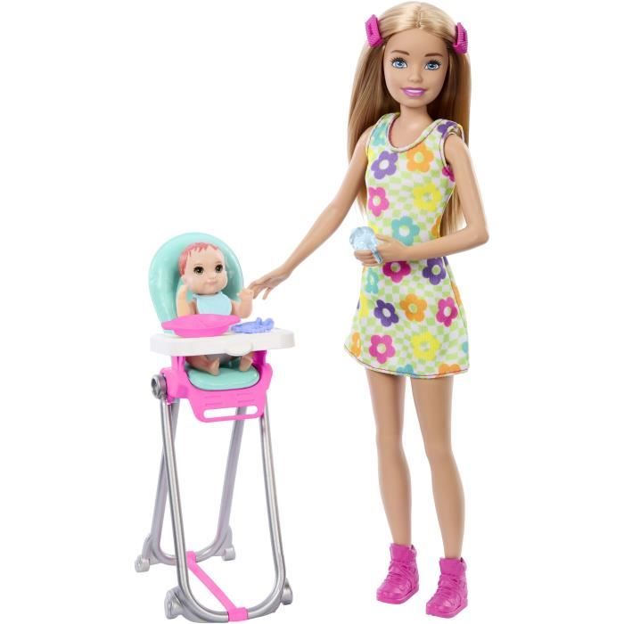 PORTA PASTO BABYSITTER - BARBIE - HTK35