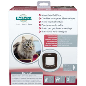 Porta per gatti con microchip PETSAFE - Marrone