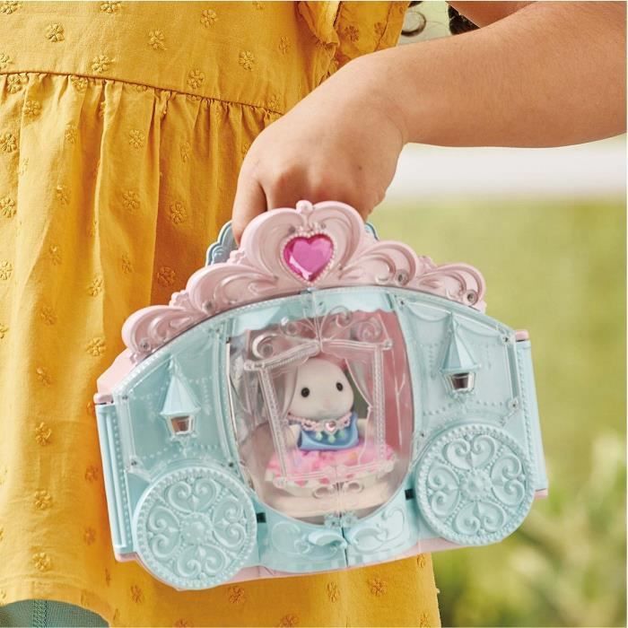 Playset - SYLVANIAN FAMILIES - Vestizione Principessa - Carrozza e Ragazza Coniglio delle Nevi