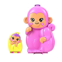 Polly Pocket-Mommy Monkey e il suo bambino-Box di 2 mini-figure HWP04
