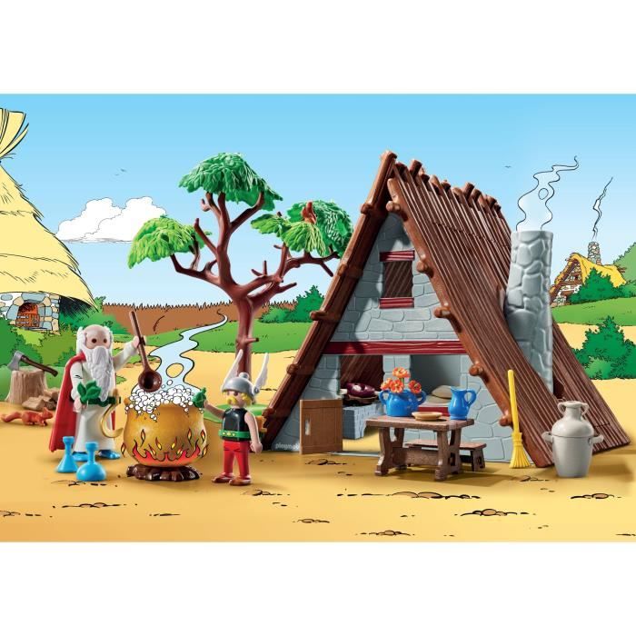 PLAYMOBIL 71828 Asterix: La capanna di Asterix con Panoramix