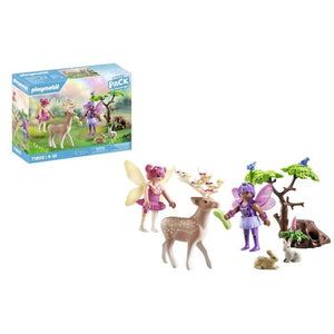 PLAYMOBIL 71800 Duo di fate con animali della foresta