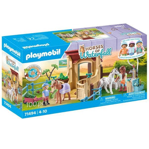 PLAYMOBIL 71494 Cavalieri con scatola e pony