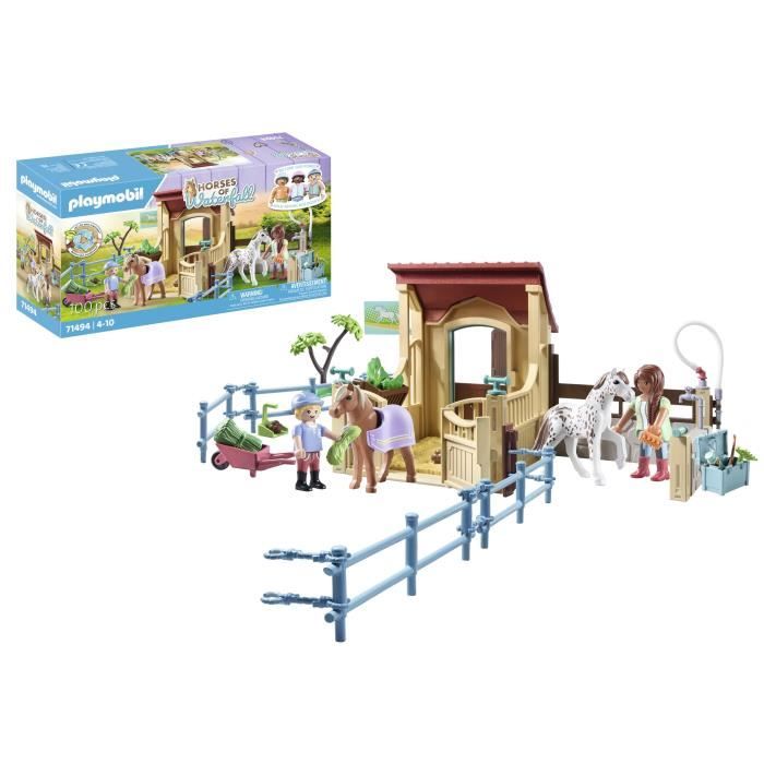 PLAYMOBIL 71494 Cavalieri con scatola e pony
