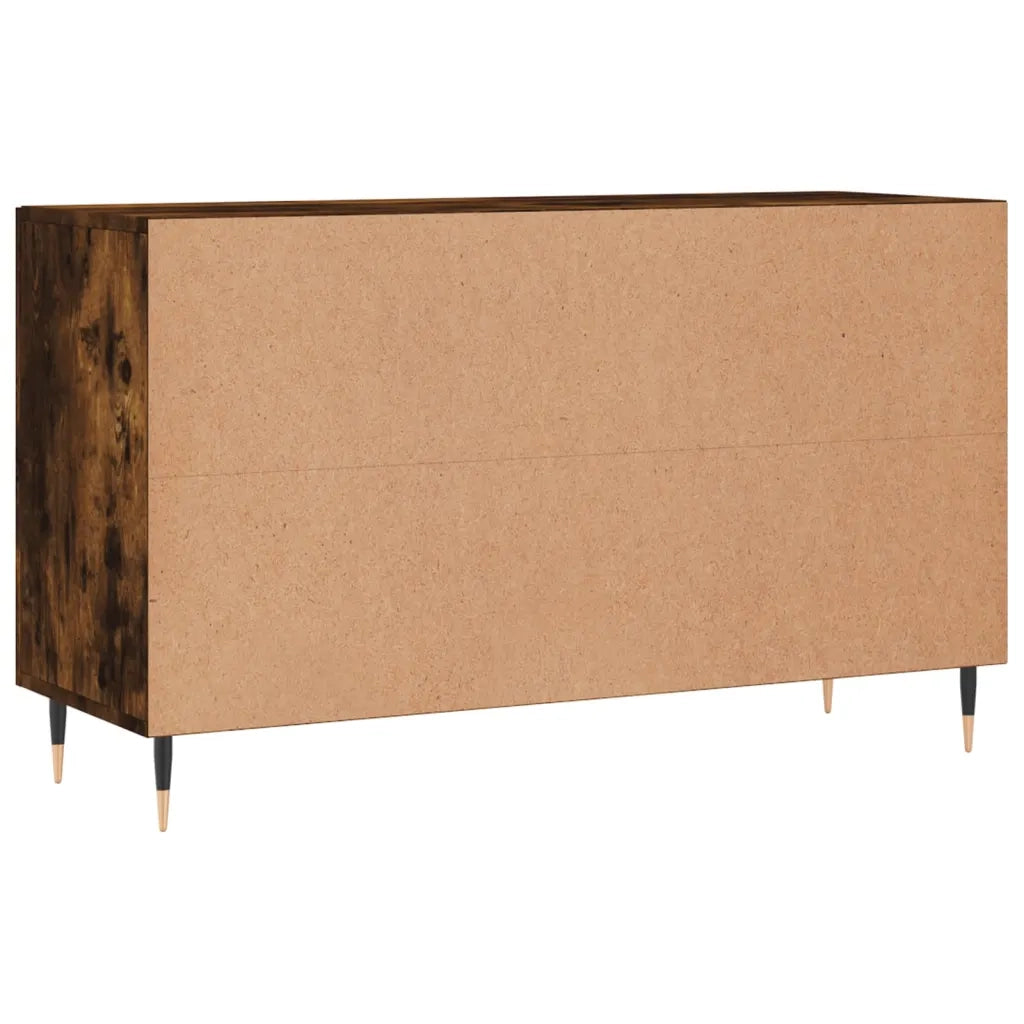 Credenza-Buffet-Armadio da cucina Rovere Fumo 100x36x60 cm in Legno Multistrato 996869