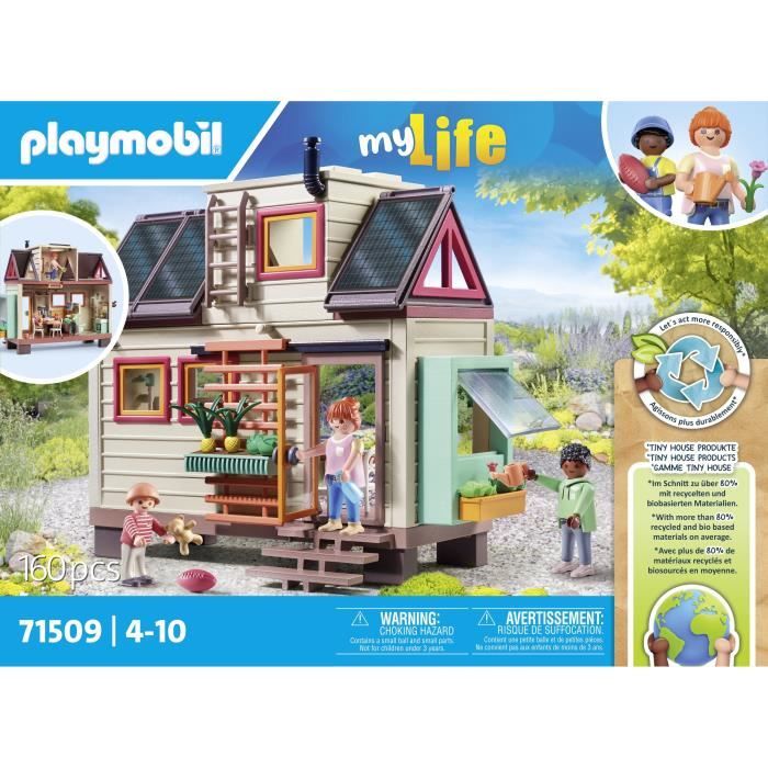 Playmobil 71509 Tiny House, La Petite Maison, My Life, Per bambini di 4 anni