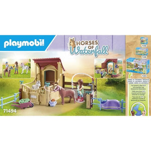 PLAYMOBIL 71494 Cavalieri con scatola e pony