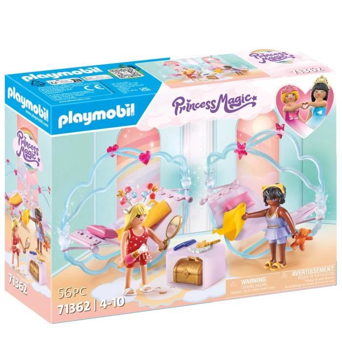 PLAYMOBIL 71362 Camera della Principessa - Princess Magic - Include due principesse e due letti a dondolo - Dai 4 anni in su