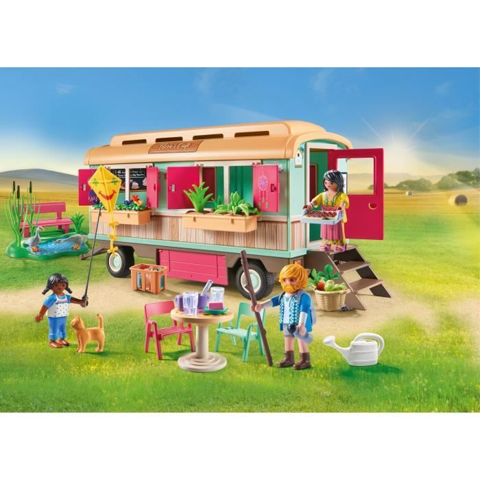 PLAYMOBIL 71441 Boutique café roulotte - Country - Dai 4 anni in su