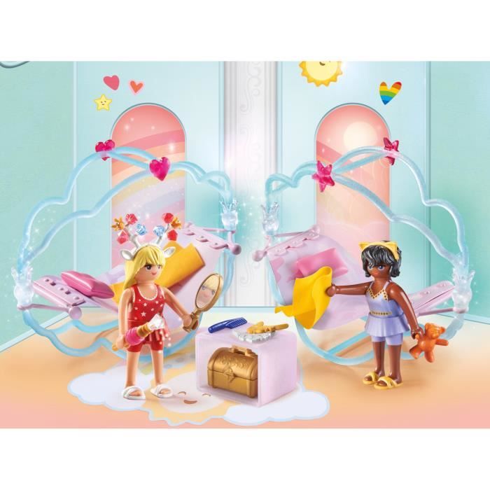 PLAYMOBIL 71362 Camera della Principessa - Princess Magic - Include due principesse e due letti a dondolo - Dai 4 anni in su