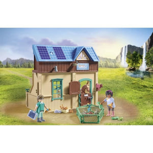 PLAYMOBIL 71352 - Centro veterinario e terapeutico - Cavalli della Cascata - Per bambini dai 5 anni in su