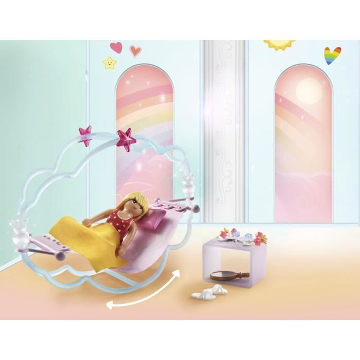 PLAYMOBIL 71362 Camera della Principessa - Princess Magic - Include due principesse e due letti a dondolo - Dai 4 anni in su
