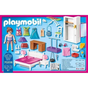 PLAYMOBIL 70208 - Camera da letto con spazio per cucire