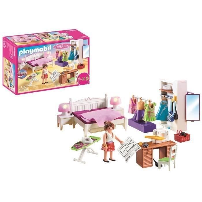 PLAYMOBIL 70208 - Camera da letto con spazio per cucire