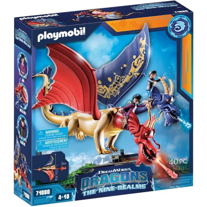 Playmobil - 71080 - Dragons Nine Realms: Wuwei e Jun